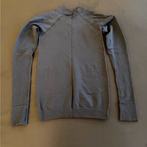 lululemon athletica mock neck wool run top